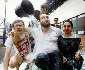 Comic Relief day was a trifle sticky for staff at Macmillan College, Middleborough Comic Relief day was a trifle sticky for staff at Macmillan College, Middleborough