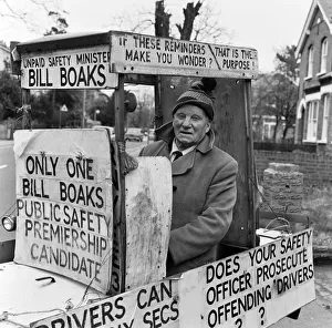 Commander Bill Boaks setting out from his home near Kingston in his own special Commander Bill Boaks setting out from his home near Kingston in his own special