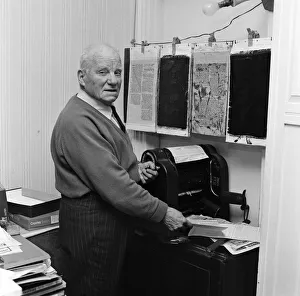 Commander Bill Boaks working in his one man staffed office in his Kingston home Commander Bill Boaks working in his one man staffed office in his Kingston home