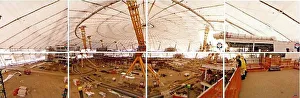 A composite of the inside of the Millennium Dome as seen by the camera " A composite of the inside of the Millennium Dome as seen by the camera "
