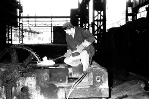 Consett Steelworks being demolished in 1981. 09/01/81 Consett Steelworks being demolished in 1981. 09/01/81