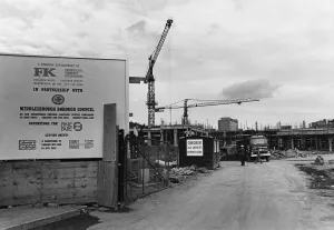 Under construction, Hill Street Centre Development, Middlesbrough, 1st October 1980 Under construction, Hill Street Centre Development, Middlesbrough, 1st October 1980