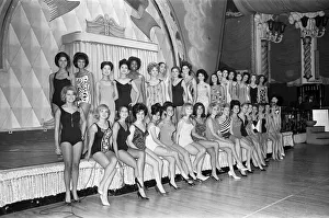 Contestants for Miss World 1964, Beauty Competition, Photo-call, Friday 6th November 1964 Contestants for Miss World 1964, Beauty Competition, Photo-call, Friday 6th November 1964