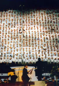 Cor World Choir concert at Cardiff Arms Park, 23rd May 1992 Cor World Choir concert at Cardiff Arms Park, 23rd May 1992
