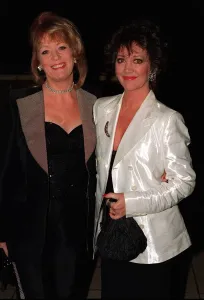 Coronation Street actresses Sherrie Hewson and Amanda Barrie pictured at their Christmas Coronation Street actresses Sherrie Hewson and Amanda Barrie pictured at their Christmas
