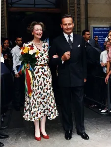 Couple leave after the wedding ceremony which took place at the Westminster Reg Office Couple leave after the wedding ceremony which took place at the Westminster Reg Office