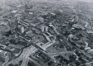 Coventry city centre- Aerial view 22nd June 1976 Coventry city centre- Aerial view 22nd June 1976