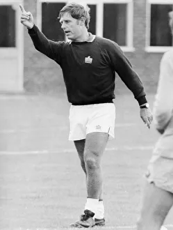 Coventry City manager Gordon Milne during a training session. 25th July 1979 Coventry City manager Gordon Milne during a training session. 25th July 1979