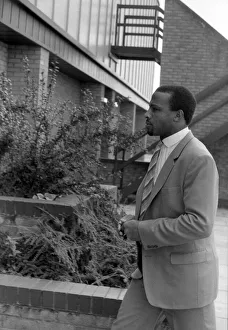 Coventry City's new signing Cyrille Regis arrives at Ryton Connexion Club Coventry City's new signing Cyrille Regis arrives at Ryton Connexion Club
