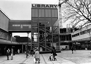 Coventry library, which used to be the old Locarno Ballroom. 1st February 1990 Coventry library, which used to be the old Locarno Ballroom. 1st February 1990