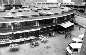 Coventry Retail Market and rooftop car park. 2nd February 1981 Coventry Retail Market and rooftop car park. 2nd February 1981