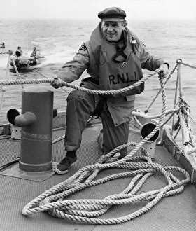 Coxswain of Mumbles Lifeboat Derek Scott, aged 43 of Mumbles Road, Southend Coxswain of Mumbles Lifeboat Derek Scott, aged 43 of Mumbles Road, Southend