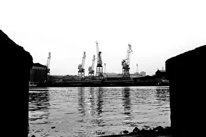 Cranes at Tyne Dock, South Shields 21 June 1979 Cranes at Tyne Dock, South Shields 21 June 1979