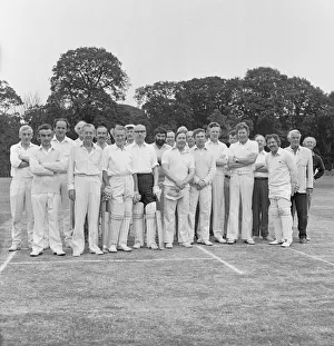 Cricket teams from the Sevenoaks and Westerham Rotary Clubs pose for a group picture Cricket teams from the Sevenoaks and Westerham Rotary Clubs pose for a group picture