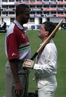 Cricket World Cup 1999 England May 1999 Courtney Walsh the West Indian Fast Bowler takes Cricket World Cup 1999 England May 1999 Courtney Walsh the West Indian Fast Bowler takes