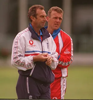 Cricket World Cup England 1999 Alec Stewart with David Lloyd ahead of the opening World Cricket World Cup England 1999 Alec Stewart with David Lloyd ahead of the opening World