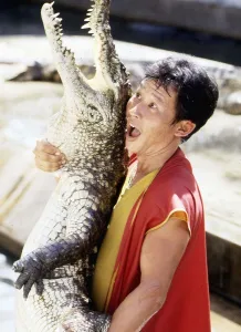 Crocodile Wrestling in Bangkok, Thailand. One of the many Crocodile Wrestling in Bangkok, Thailand. One of the many