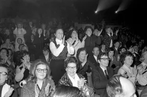 Crowds watching American singer Perry Como in Southport Crowds watching American singer Perry Como in Southport
