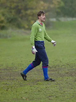 Crystal Palace goalkeeper Nigel Martyn in training November 1989 Crystal Palace goalkeeper Nigel Martyn in training November 1989
