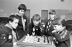 Nine Cub packs took part in the annual Huddersfield South-West district chess competition Nine Cub packs took part in the annual Huddersfield South-West district chess competition