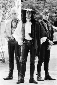 The Cult, including Ian Astbury (centre). 23rd July 1985 The Cult, including Ian Astbury (centre). 23rd July 1985
