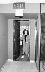 Culture Club singer Boy George who was shown the door at the Hilton Hotel by security man Culture Club singer Boy George who was shown the door at the Hilton Hotel by security man