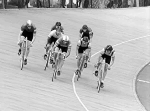 Images Dated 25th July 1981: Cycle Racing at Clairville Stadium, Middlesbrough. 25th July 1981
