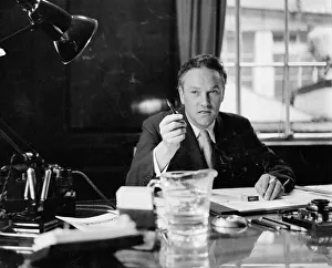 Daily Mirror's Hugh Cudlipp Picture taken 2nd March 1954 Staff Pic Daily Mirror's Hugh Cudlipp Picture taken 2nd March 1954 Staff Pic