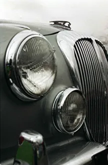 DAIMLER V8 KENNETH MCFADDEN February 1998 Detail of grille headlamp fog DAIMLER V8 KENNETH MCFADDEN February 1998 Detail of grille headlamp fog