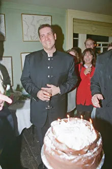 Dale Winton with his cake and friends at his birthday party in 1996 Dale Winton with his cake and friends at his birthday party in 1996