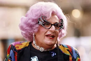 Dame Edna Everage aka Barry Humphries visits Newcastle. 28th November 1995 Dame Edna Everage aka Barry Humphries visits Newcastle. 28th November 1995