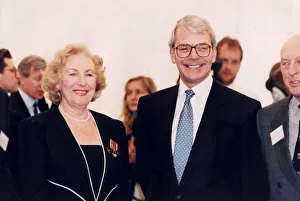 Dame Vera Lynn with Prime Minister John Major - April 1994 Dame Vera Lynn with Prime Minister John Major - April 1994