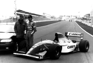 Damon Hill Formula One Grand Prix Motor Racing Car Driver Damon Hill Formula One Grand Prix Motor Racing Car Driver