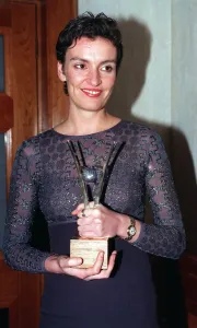 Daniela Nardini Actress at the BAFTA Scotland Awards holding her award for Best Actress Daniela Nardini Actress at the BAFTA Scotland Awards holding her award for Best Actress