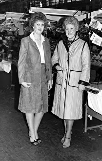 Images Dated 11th December 1980: Dannimac employees Miss Karen Hill, left, and Miss Susan Hall model some of the clothes