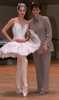 Darcey Bussell with pregnant Cherie Blair November 1999 Darcey Bussell Ballerina Darcey Bussell with pregnant Cherie Blair November 1999 Darcey Bussell Ballerina