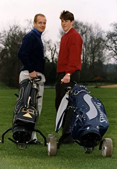 Darren Anderton and Colin Clarke strikers with Portsmouth FC at Meon Valley Golf Darren Anderton and Colin Clarke strikers with Portsmouth FC at Meon Valley Golf
