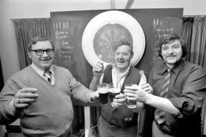 Darts. Allan Glazier. February 1975 75-00712-003 Darts. Allan Glazier. February 1975 75-00712-003