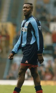 Dave Bennett, former Coventry City footballer plays in the David Busst testimonial match Dave Bennett, former Coventry City footballer plays in the David Busst testimonial match