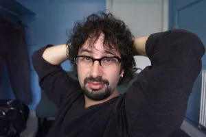 David Baddiel in his dressing room June 1999 before the Comic Relief Debt Wish David Baddiel in his dressing room June 1999 before the Comic Relief Debt Wish
