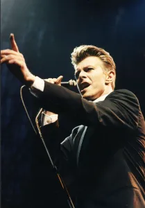 David Bowie in concert at Milton Keynes - August 1990 David Bowie in concert at Milton Keynes - August 1990