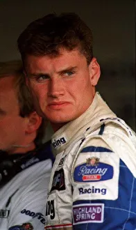 David Coulhard motor racing driver at silverstone on the eve of British grand prix epd David Coulhard motor racing driver at silverstone on the eve of British grand prix epd