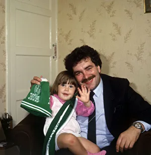 David Duff at home with his daughter August 1987 David Duff at home with his daughter August 1987