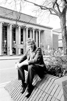 David Icke, Green Party spokesman, outside Wolverhampton Civic Hall during a break in David Icke, Green Party spokesman, outside Wolverhampton Civic Hall during a break in