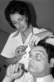 David Jason Actor - September 1974 with a stylist David Jason Actor - September 1974 with a stylist