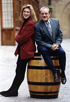 David Jason actor who plays Inspector Morse with actress Caroline Harker who plays WPC David Jason actor who plays Inspector Morse with actress Caroline Harker who plays WPC