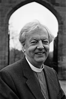 David Jenkins, The Bishop of Durham. 7th April 1985 David Jenkins, The Bishop of Durham. 7th April 1985