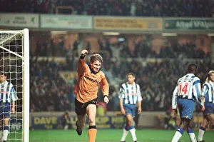 David Kelly celebrates his goal against Sheffield Wednesday in the FA Cup to put Wolves David Kelly celebrates his goal against Sheffield Wednesday in the FA Cup to put Wolves