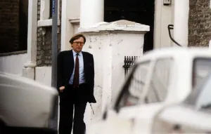 David Mellor Conservative MP leaves his home at Finsborough Road David Mellor Conservative MP leaves his home at Finsborough Road