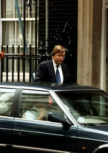 David Mellor MP leaving 10 Downing Street after a Cabinet meeting David Mellor MP leaving 10 Downing Street after a Cabinet meeting